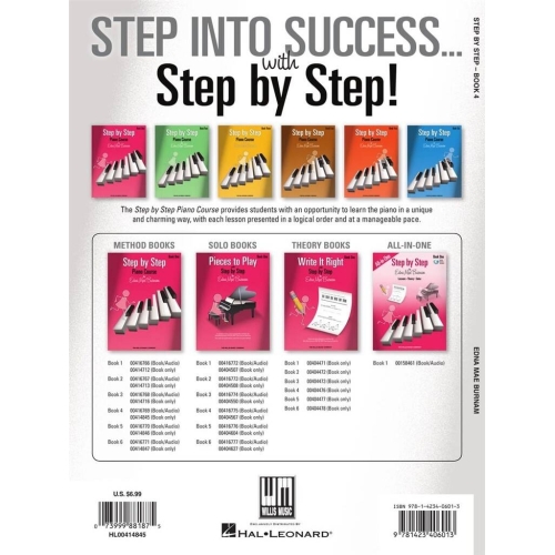 Step by Step Piano Course - Book 4