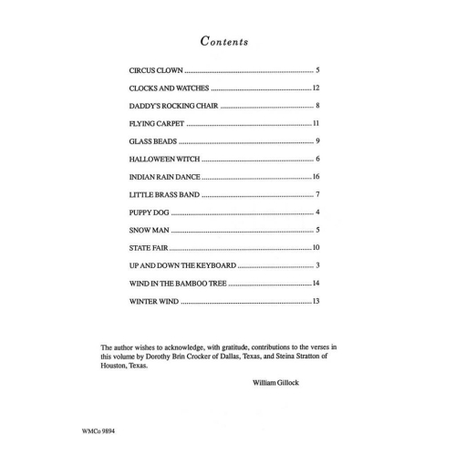 Gillock, William - Accent On Solos Book 1