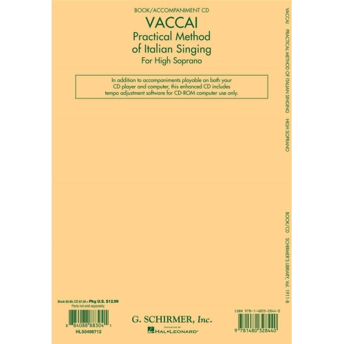 Nicola Vaccai - Vaccai: Practical Method of Italian Singing