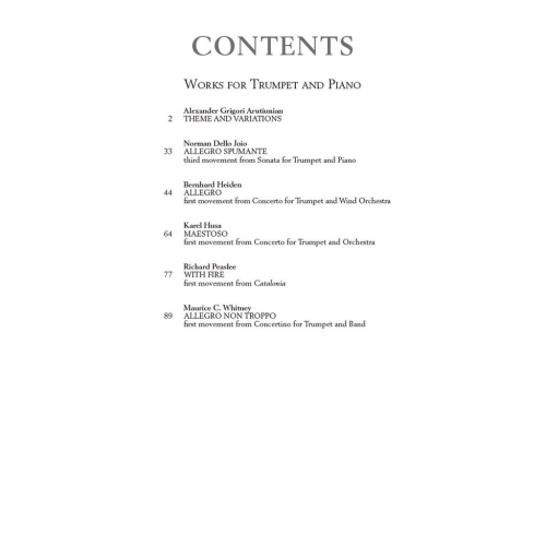 The G. Schirmer Trumpet Anthology
