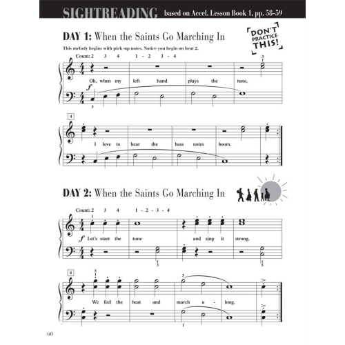 Faber & Faber - Accelerated Piano Adventures Sightreading Book 1