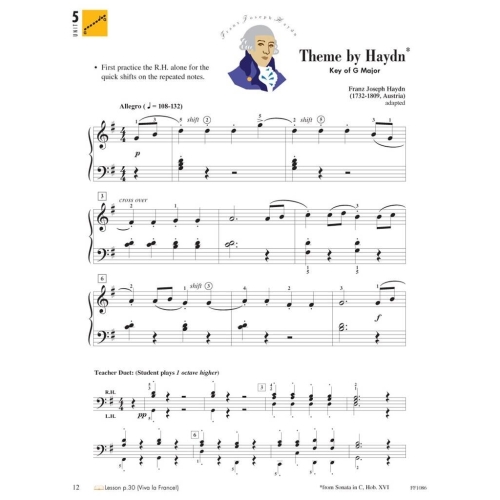Faber & Faber - Piano Adventures Performance Book Level 2B