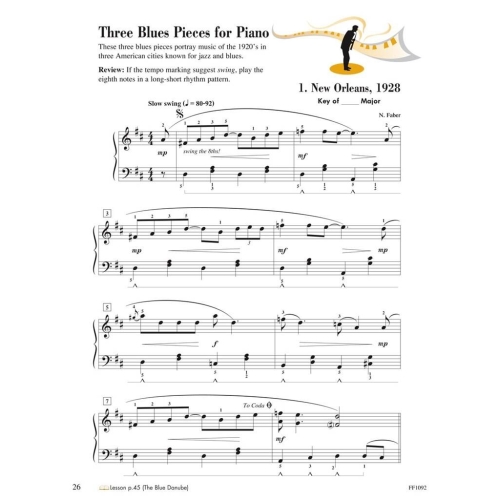 Faber & Faber - Piano Adventures Performance Book Level 4
