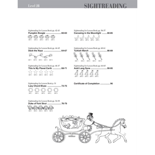 Faber & Faber - Piano Adventures Sightreading Level 2B