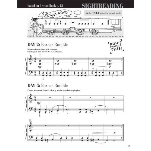 Faber & Faber - Piano Adventures Sightreading Level 2B