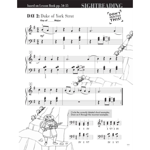 Faber & Faber - Piano Adventures Sightreading Level 2B