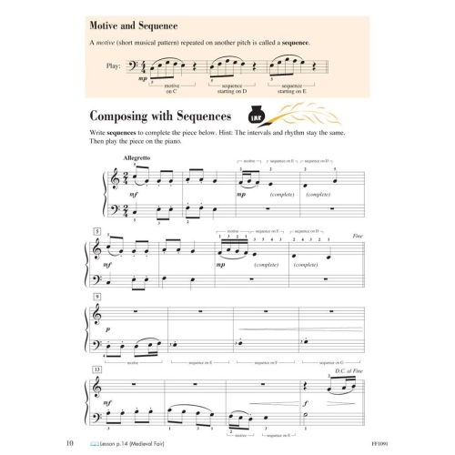 Faber & Faber - Piano Adventures Theory Book Level 4