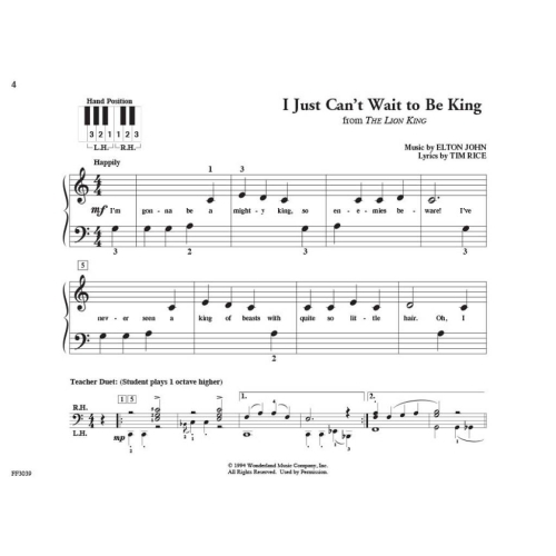 PreTime Piano Disney