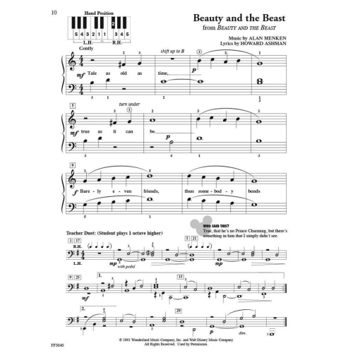 PlayTime Piano Disney