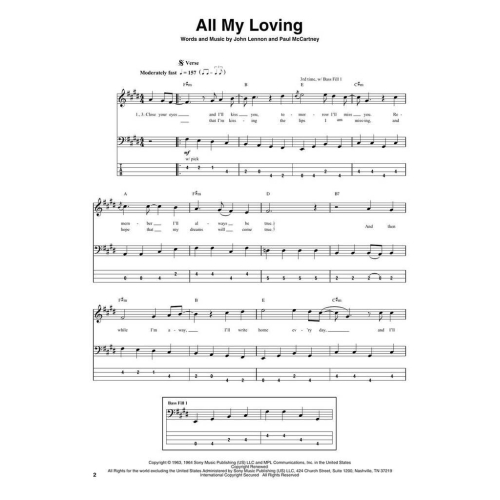 The Beatles - Bass Tab Anthology