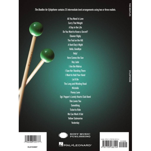 The Beatles for Xylophone
