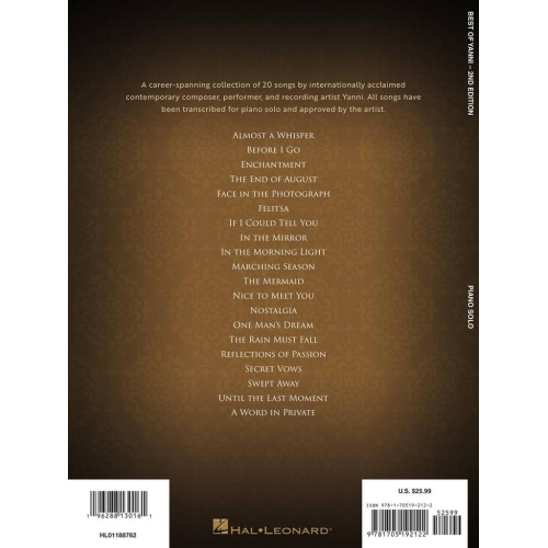 Best of Yanni - 2nd Edition