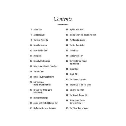 Folk Songs for Violin and Cello Duet
