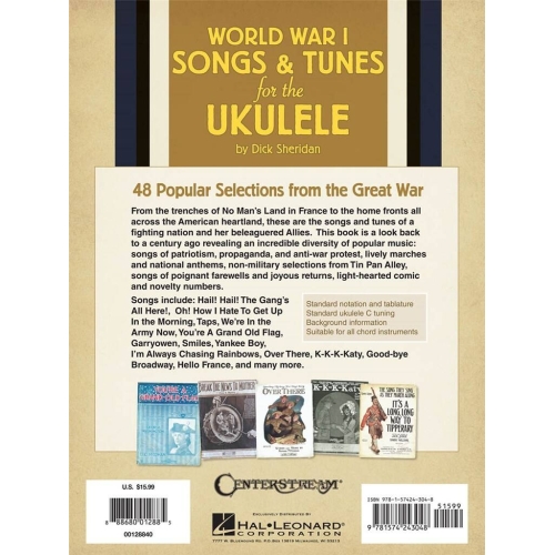World War I Songs & Tunes for the Ukulele