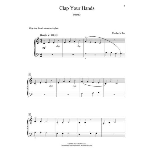 Miller, Carolyn - 5 Easy Duets