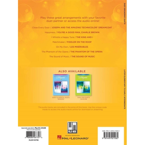 Easy Broadway Duets