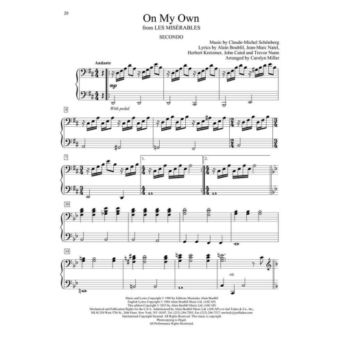 Easy Broadway Duets