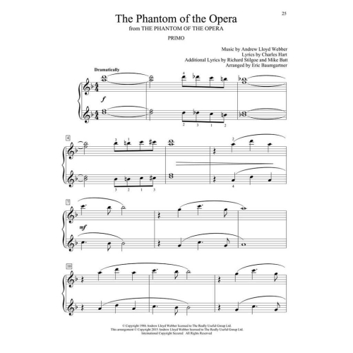 Easy Broadway Duets