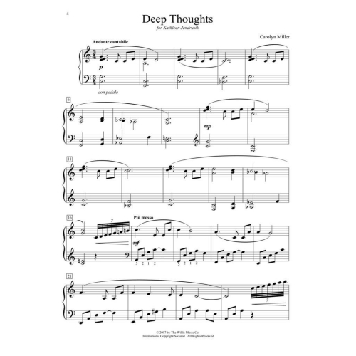 Miller, Carolyn - More Piano Solos in Lyrical Style