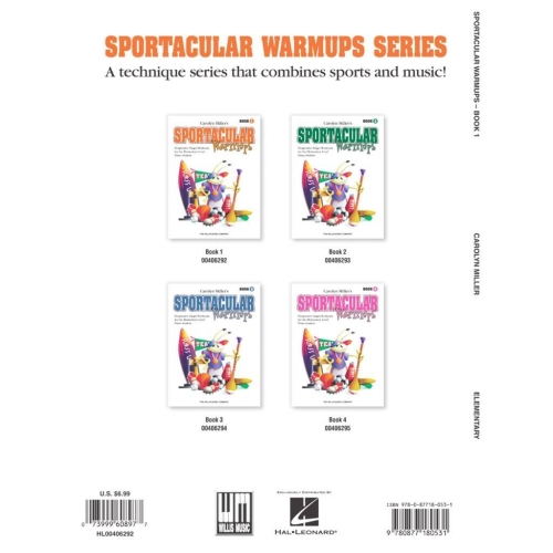 Miller, Carolyn - Sportacular Warm-Ups, Book 1