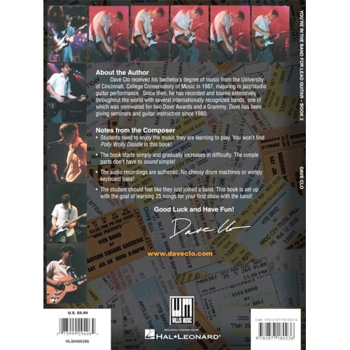 Clo, Dave - You're in the Band - Interactive Guitar Method