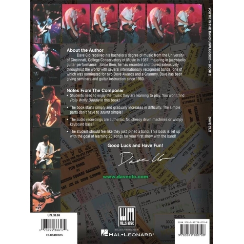 Clo, Dave - You're in the Band Unplugged