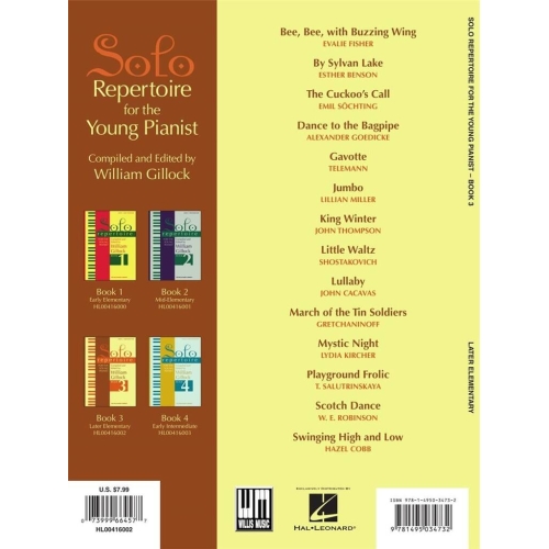 Solo Repertoire for the Young Pianist, Book 3