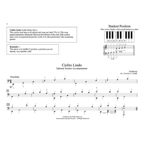 Teaching Little Fingers to Play Songs