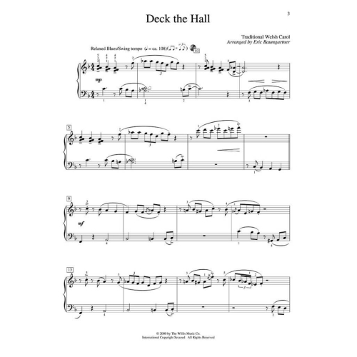 Eric Baumgartner's Jazz It Up! - Christmas - Book