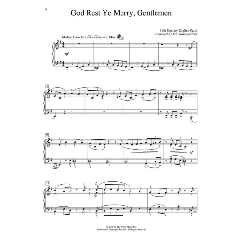 Eric Baumgartner's Jazz It Up! - Christmas - Book