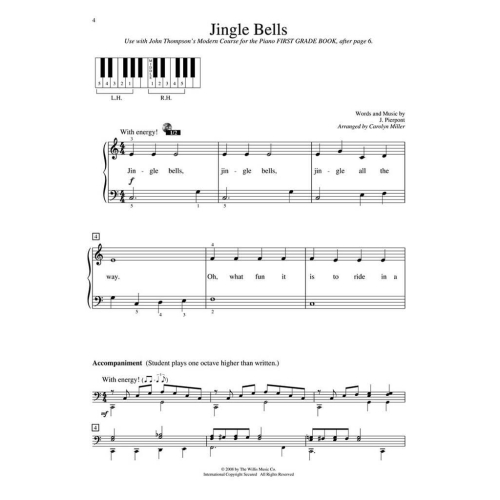 Christmas Piano Solos - First Grade