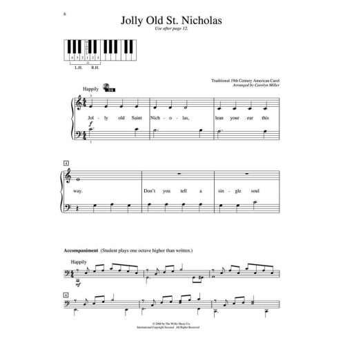 Christmas Piano Solos - First Grade