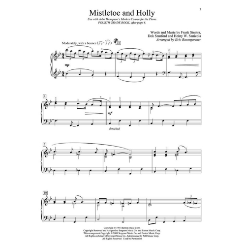 Christmas Piano Solos - Fourth Grade