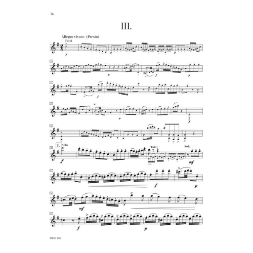 MOZART Flute Concerto No. 2 in D major, KV314 (KV285d): QUANTZ Flute Concerto in G major - Music Minus One Play-a-long edition