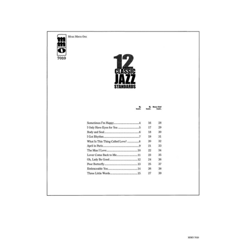 12 Classic Jazz Standards