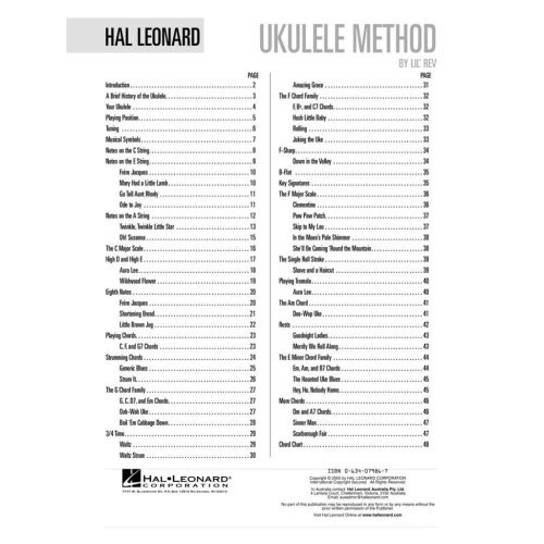 Hal Leonard Ukulele Method: Book 1