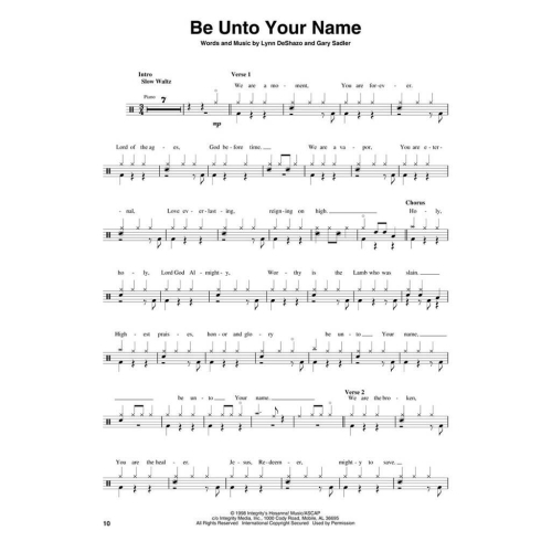 Holy Is the Lord - Drum Edition