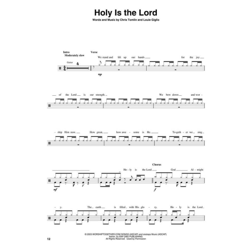 Holy Is the Lord - Drum Edition