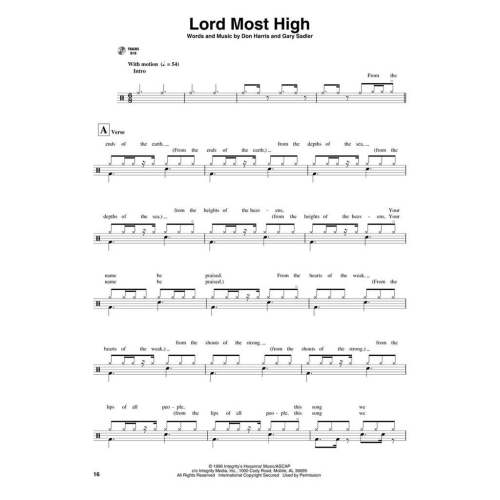 Worship Band Play-Along Volume 4: He Is Exalted - Drumset Edition