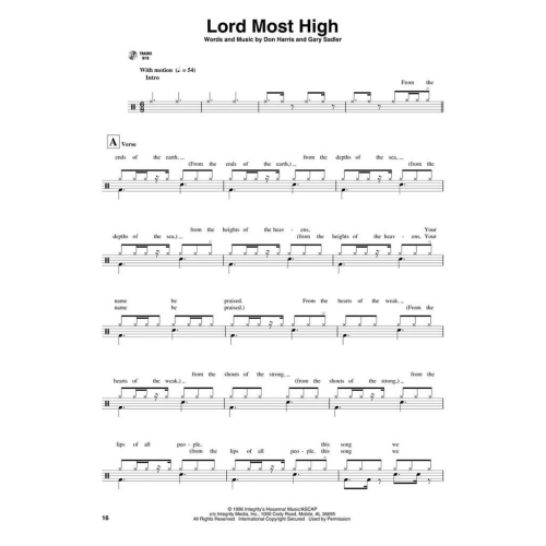 He Is Exalted - Drum Edition