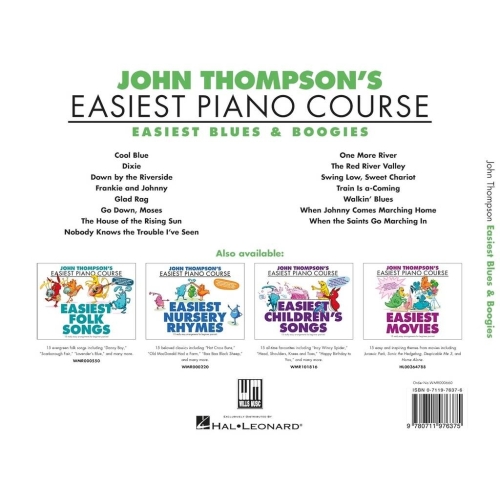 John Thomson's Easiest Piano Course: First Blues And Boogie