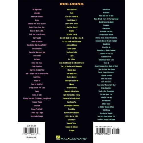 Classic Rock Fake Book - 2Nd Edition