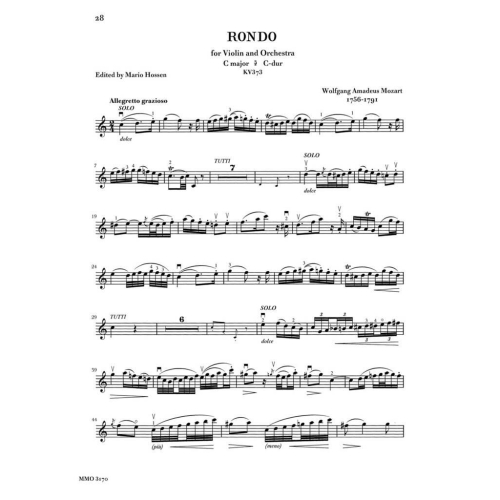 Mozart, Wolfgang Amadeus - Sinfonia Concertante in Eb, KV364