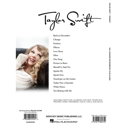 Instrumental Play-Along: Taylor Swift (Trumpet)