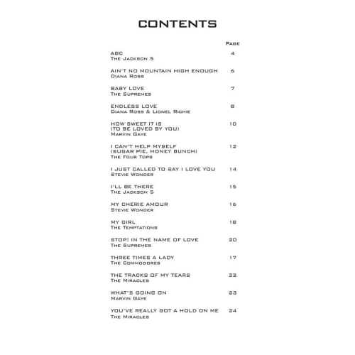 Motown Classics - Instrumental Play-Along Series