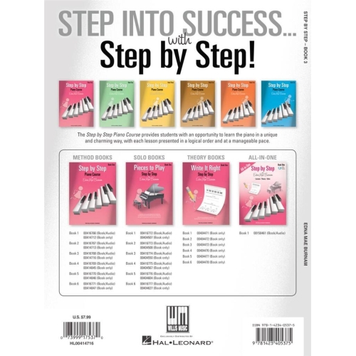 Step by Step Piano Course - Book 3