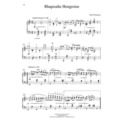 Classic Piano Repertoire - John Thompson (Intermediate To Advanced)