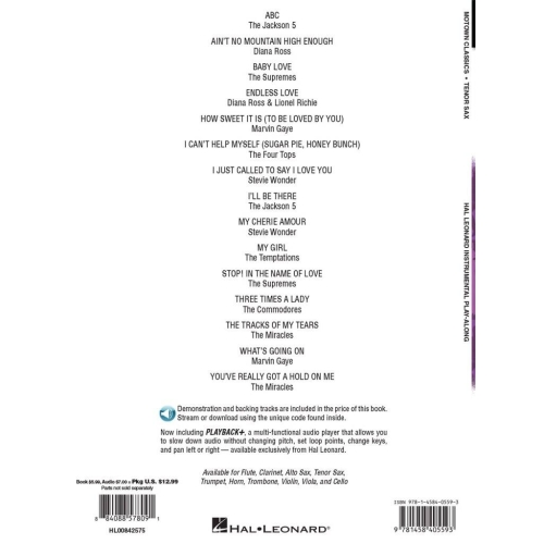 Motown Classics - Instrumental Play-Along Series