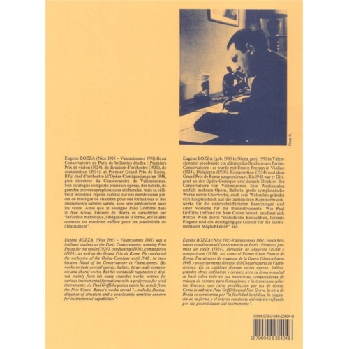 Bozza, Eugène - Lied
