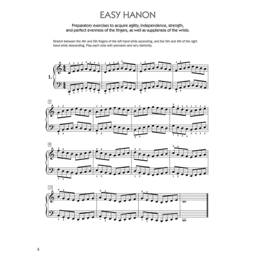 Easy Hanon
